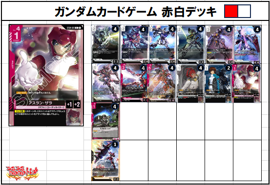 赤白デッキ【デッキ販売】