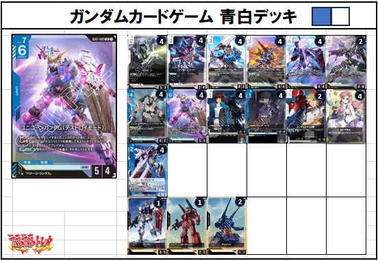 青白デッキ【デッキ販売】
