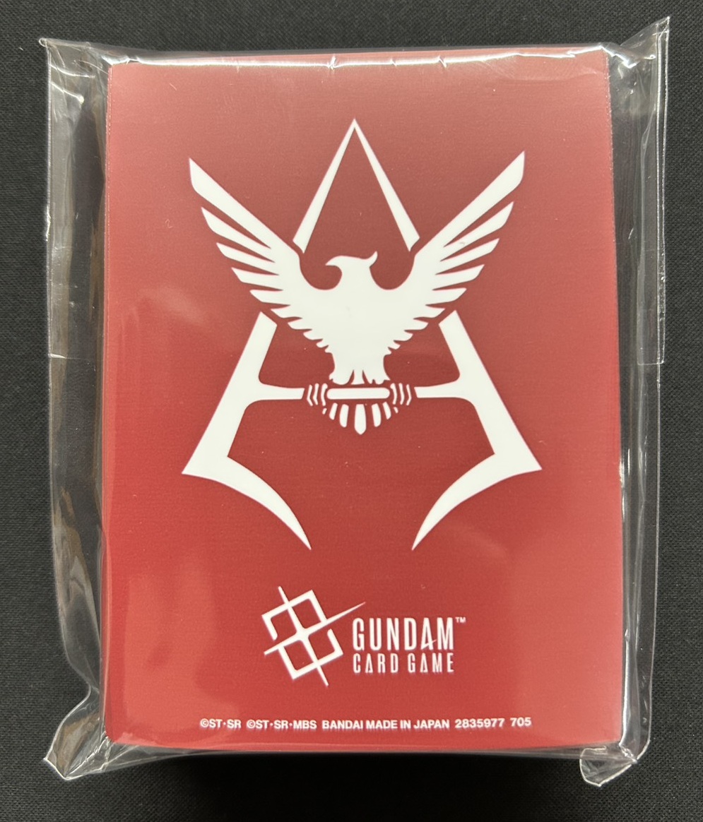 ガンダムカードゲームオフィシャルマットスリーブEX『シャア』70枚入り