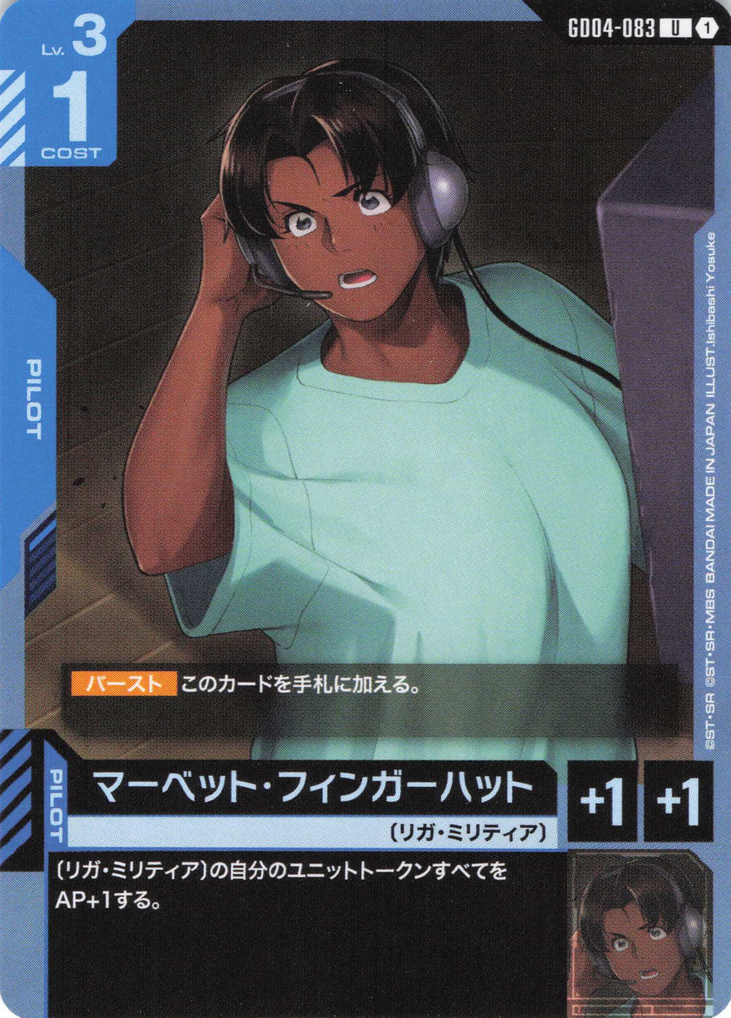 マーベット・フィンガーハット(U)(GCG/GD04-083U)